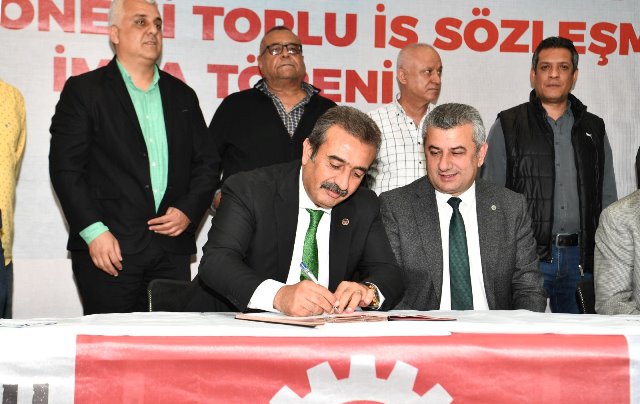 ÇUKUROVA BELEDİYESİ’NDE TOPLU İŞ SÖZLEŞME SEVİNCİ